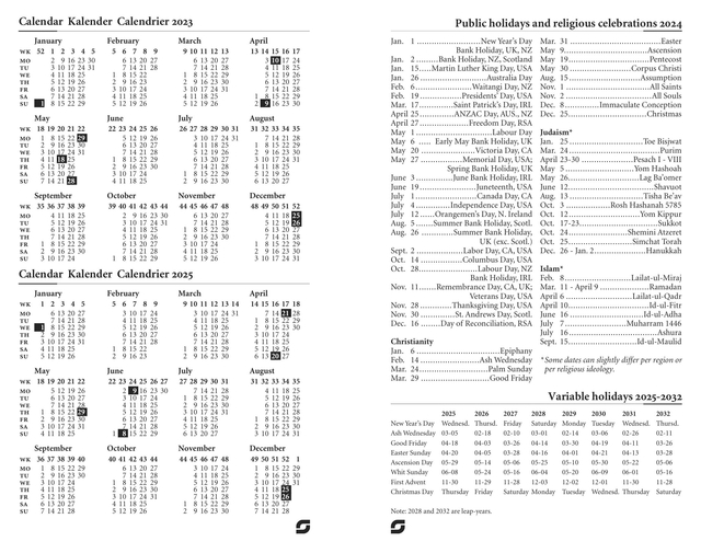 Calendarium 2027 Succes Senior 7 dagen/2pagina's
