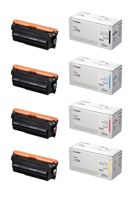 laser toner, buren tonerkassette, canon t04, inkttoner, stapel dozen