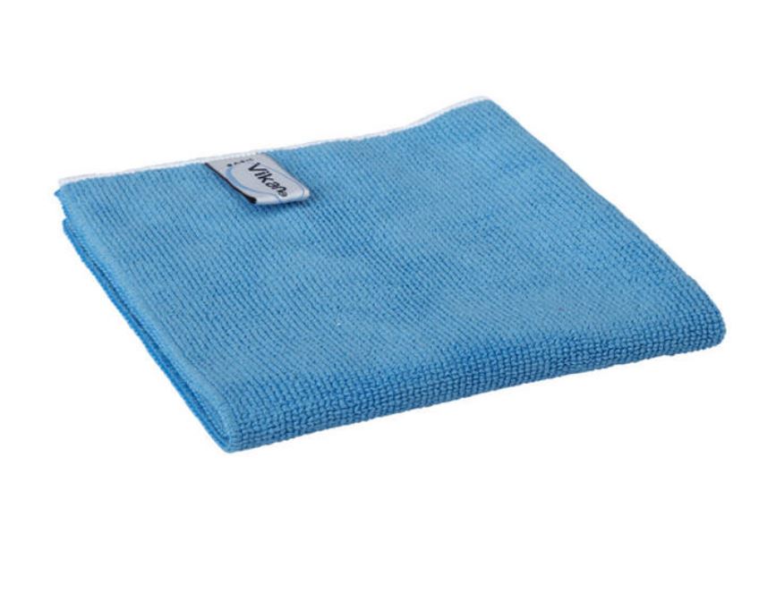 Vikan Microvezeldoek basic 32x32cm Blauw pak 5 stuks