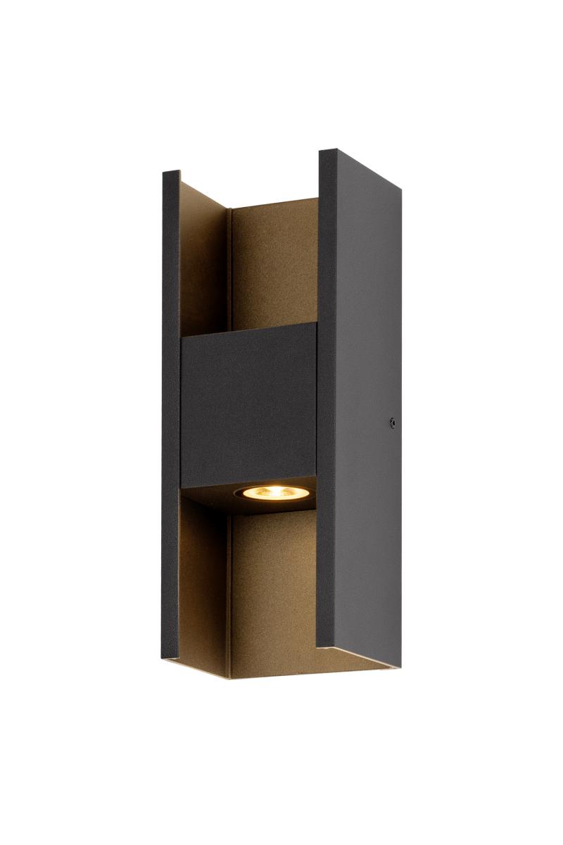 FLATT II wandopbouwarmatuur FASE 2700 K 9,5 W zwart