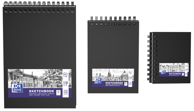 Schetsboek Oxford A6 80 vel 100 gram spiraal