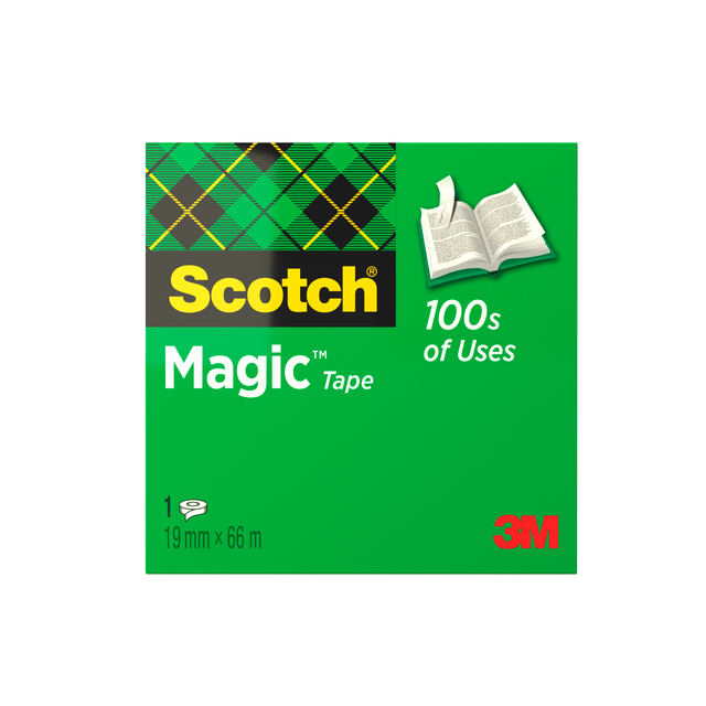 Plakband Scotch Magic 810 19mmx66m onzichtbaar mat
