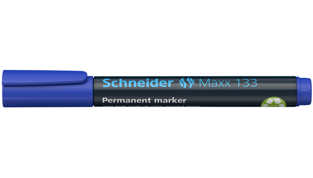 Permanent marker Schneider Maxx 133 schuin 1-4mm blauw
