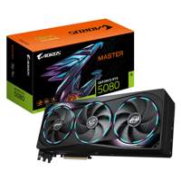 GIGABYTE AORUS GeForce RTX 5080 MASTER | 16GB GDDR7 | DLSS 4 | Videokaart | Nvidia GPU