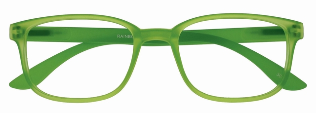bril, groene bril, kunststof frame, rectangulaire bril, dames/bril zonder merk