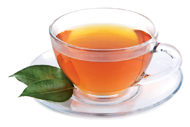 thee, thee kop, glas, thee genaamd, kleur oranje