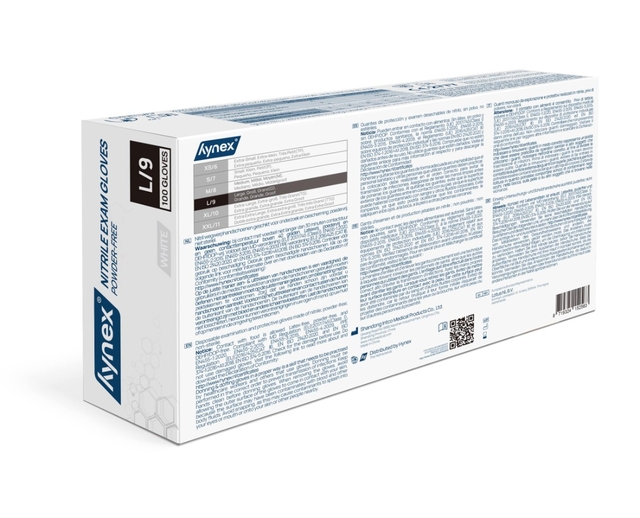 latex, gloves, nitrile, white, box