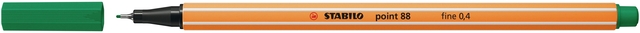 Fineliner STABILO point 88/36 fijn smaragdgroen