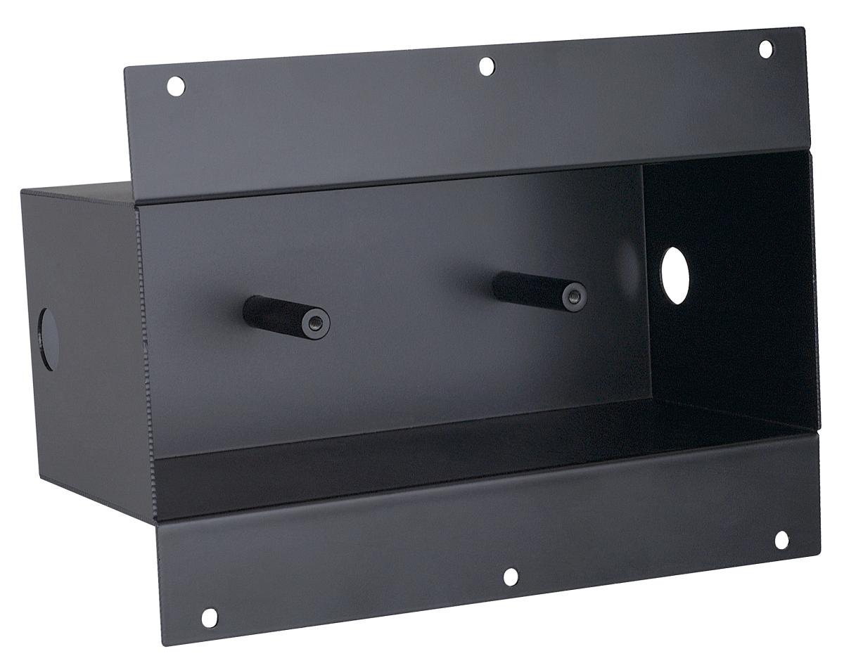 kantelplaat, montagebeugel, wandbevestiging, metaal, kleur-zwart
