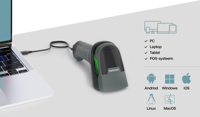 scanner, handheld scanner, USB scanner, laptop verbinding, desktop accessoire