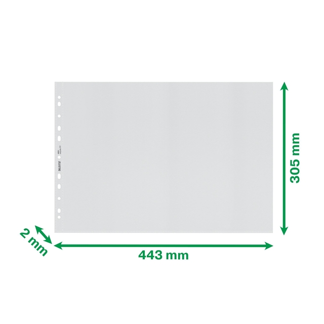 plastic sheet, sleeve protector, perforated edge, clear film, document protector