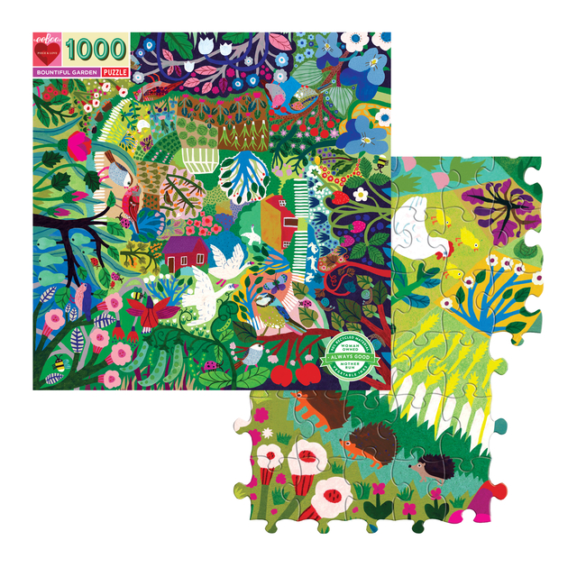 Puzzel Eeboo Bountiful Garden 1000 stuks
