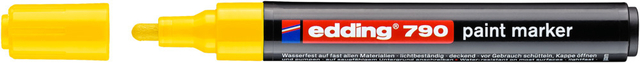 Paintmarker edding 790 op alcoholbasis 2-3mm geel