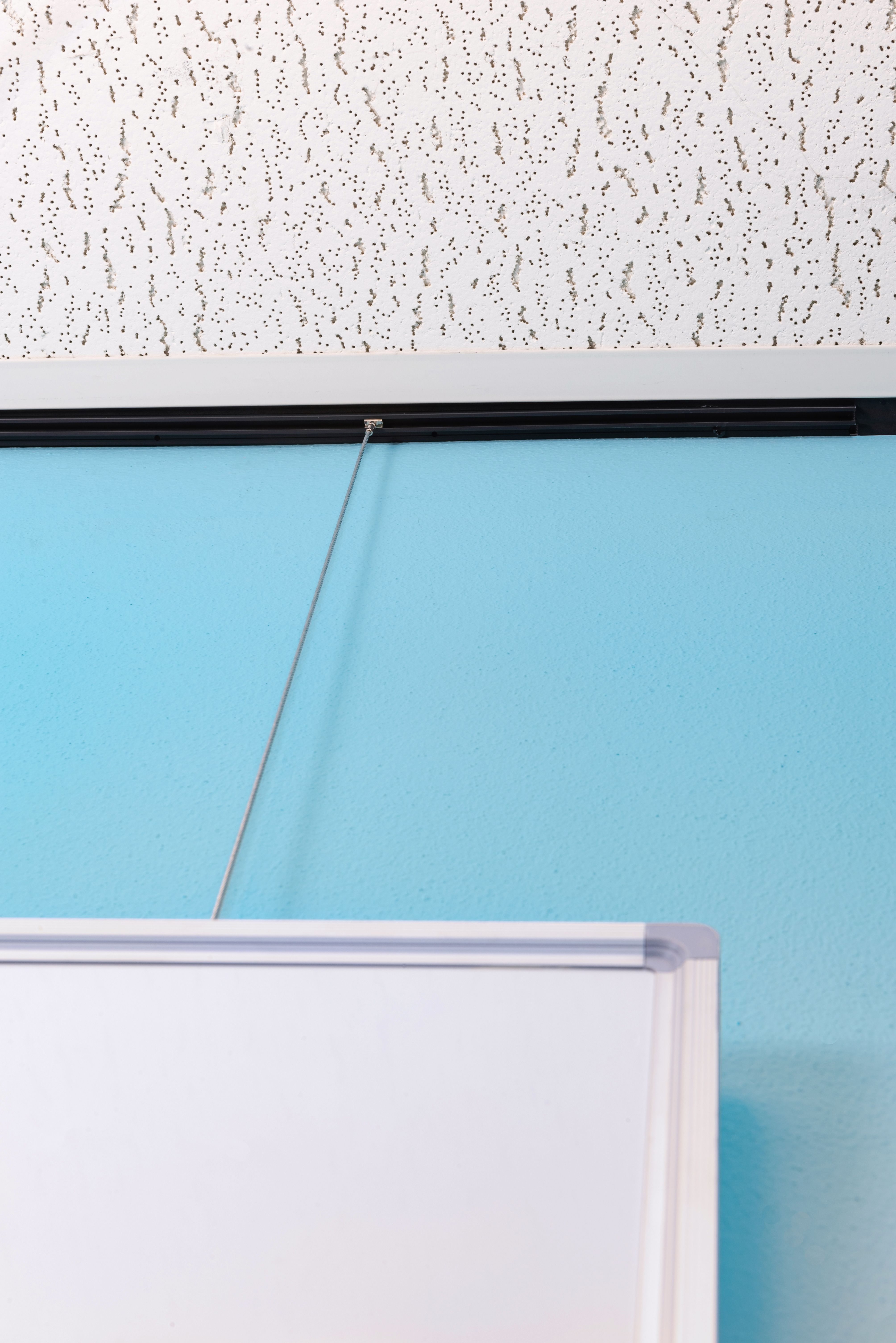 Set Plafondrail, zwart - 2x 1,5x150 cm