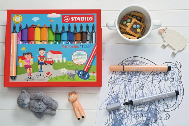 set, markers, kleurmarkers, kinderkunst, tekenmateriaal