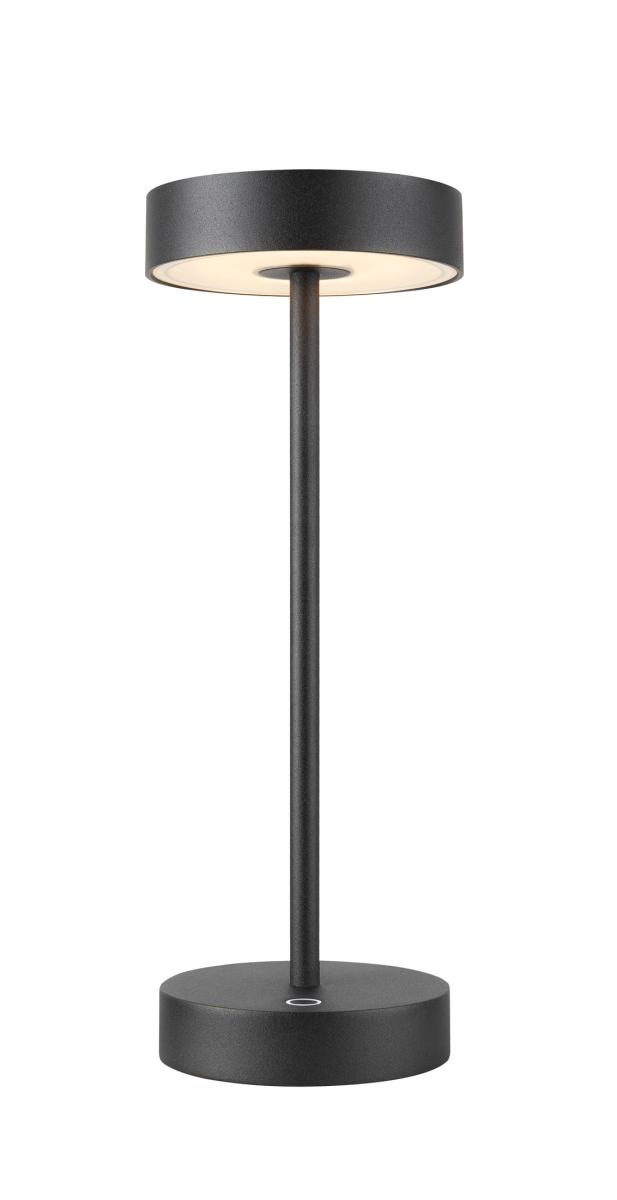 VINOLINA tafel accu zwart 1xLED 2700/3000K TOUCH