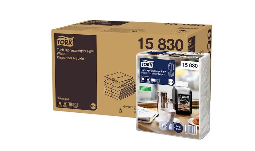 Tork Xpressnap Fit Dispenserservet 2lgs Wit doos 6x720st