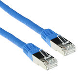 ACT Blauw 1,5 meter LSZH SFTP CAT6 patchkabel met RJ45 connectoren