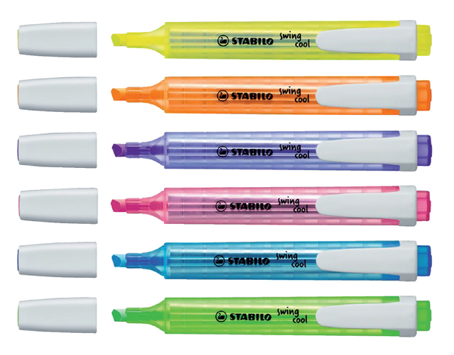 Markeerstift STABILO Swing cool 275/31 blauw