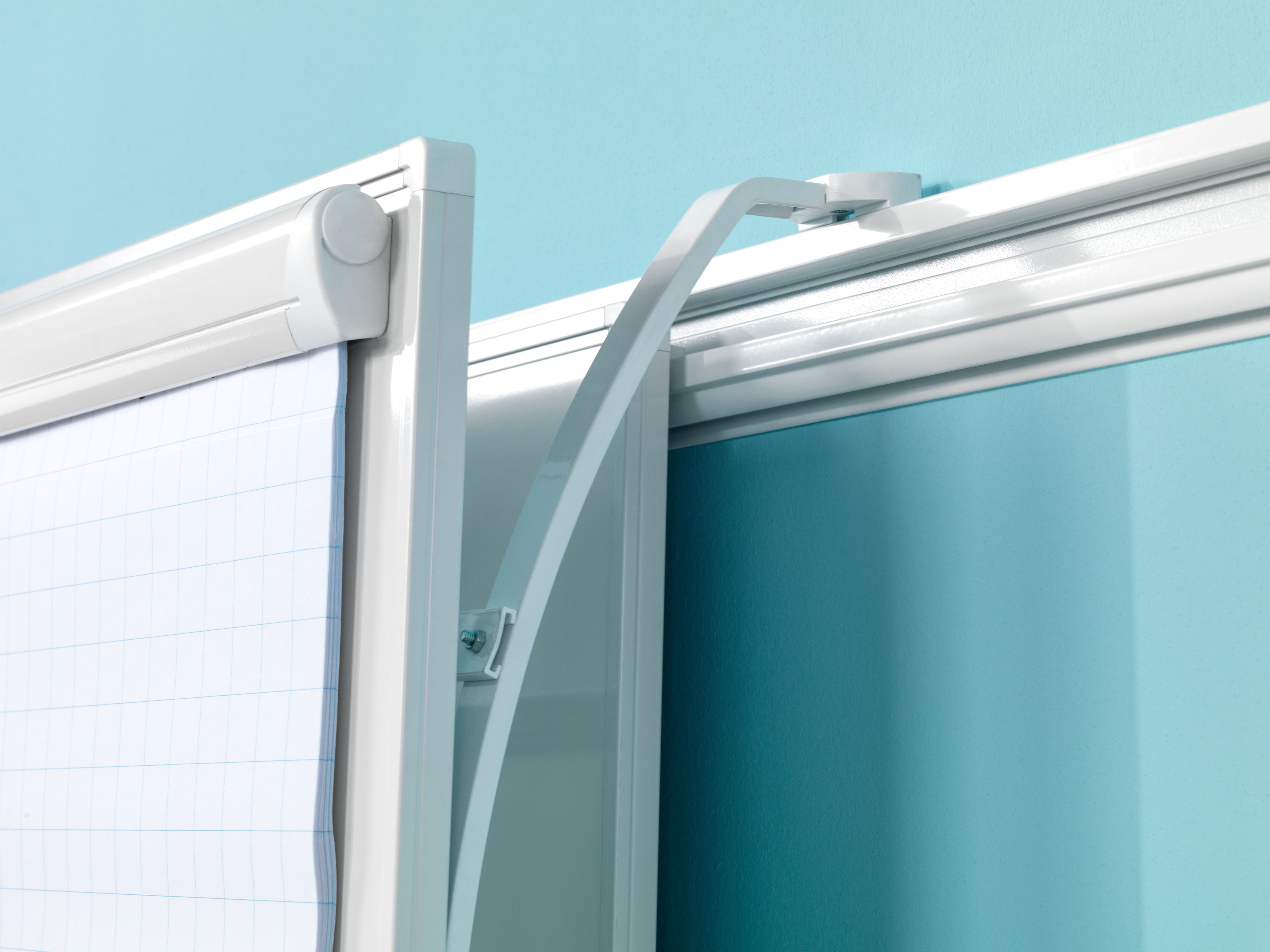 PartnerLine Rail wit, compl, incl. afdekstrip - 240 cm