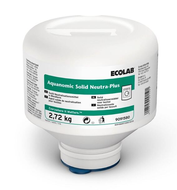 Ecolab Aquanomic Solid Neutra-Plus Textiel doos 2x2.7kg
