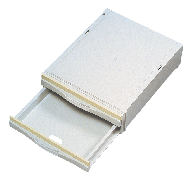 Stapelcassette Pas A6851-201 2laden lichtgrijs