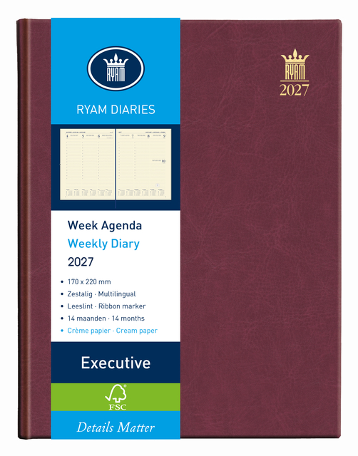 agenda, week, diary, kantoor, notitieboek