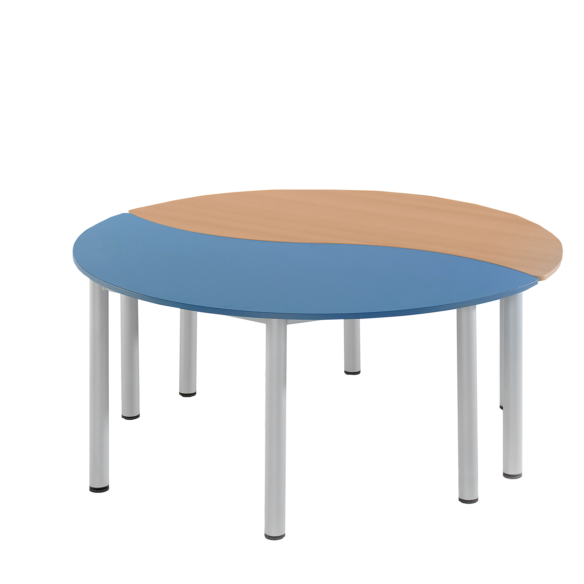 "SoooRounD" Basic II halfronde tafel, in hoogte verstelbaar