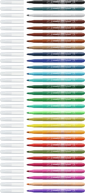 kleurstift, marker, klei-inkt, pointstift, set kleuraccenten