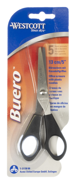 schaar, kantoor, kantoorartikelen, Bureau schaar, kunststof handvat