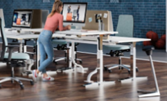 Zittend en staand werken