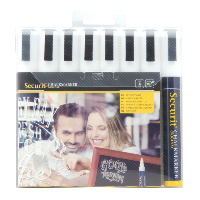 krijtmarker, marker, set, whiteboard, paneelpen