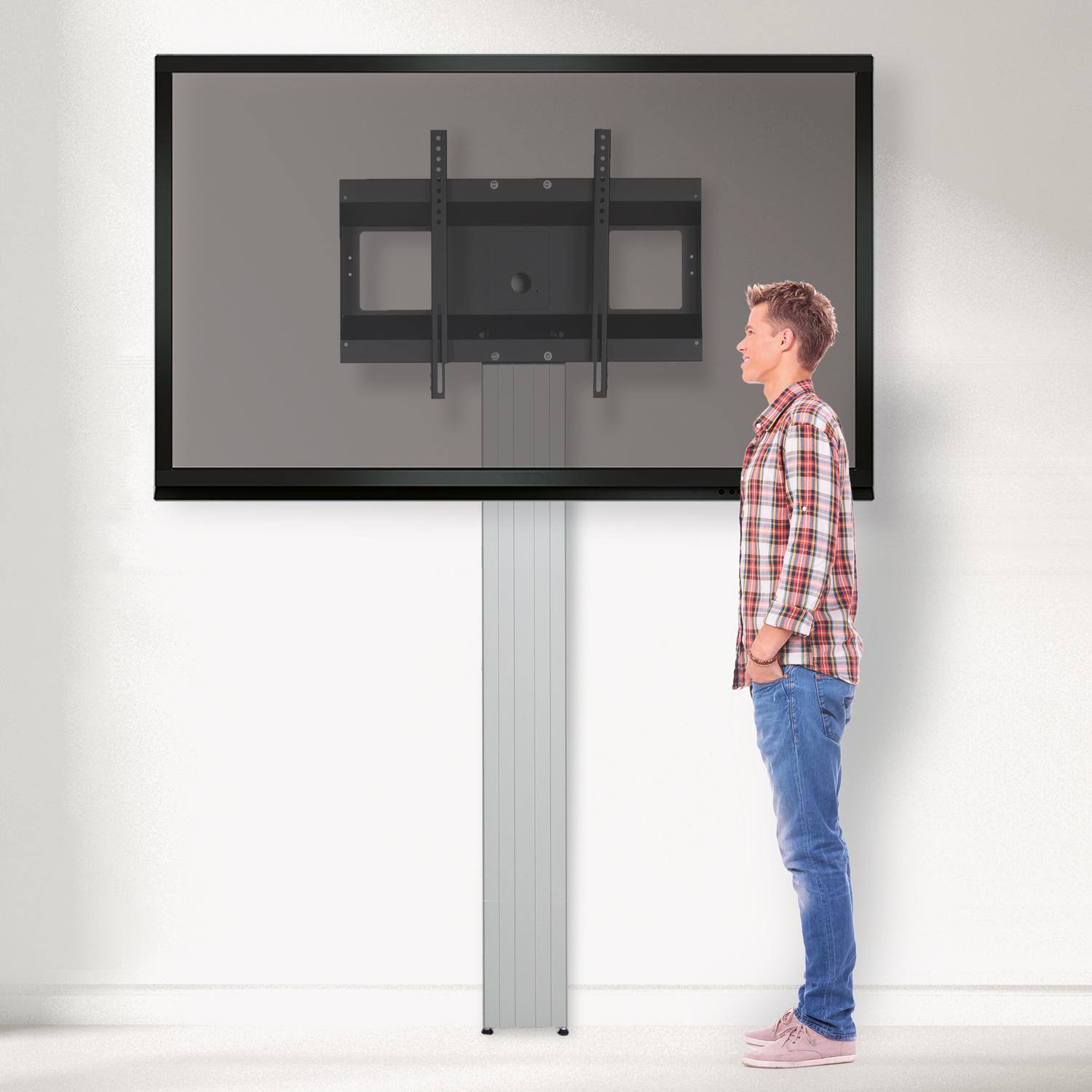 Vaste TV standaard 195 cm voor 42 tot 100 inch schermen voor wandmontage