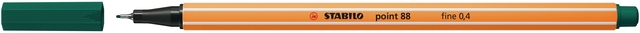 Fineliner STABILO point 88/53 fijn turquoisegroen