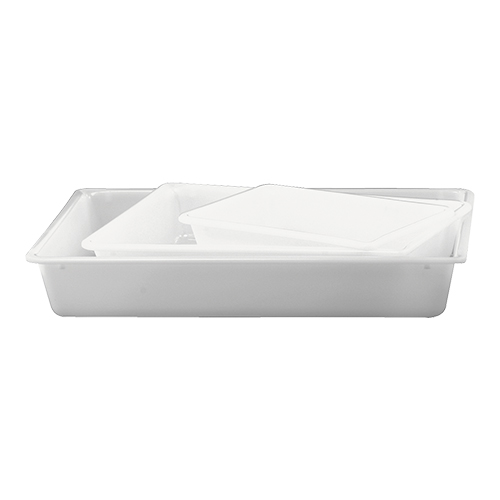 Denox Restbak kunststof wit 30x21x65cm 2ltr per stuk