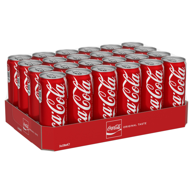 cola, blikjes, verpakking, rood, frisdrank
