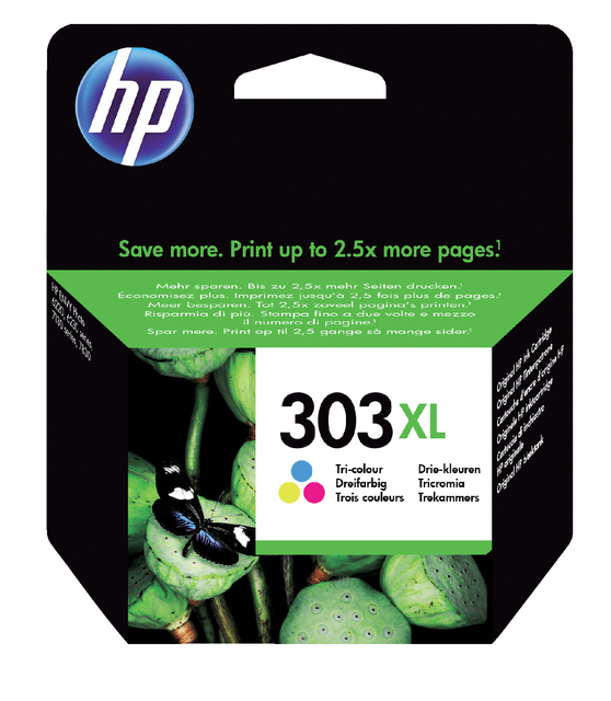 Inktcartridge HP T6N03AE 303XL kleur