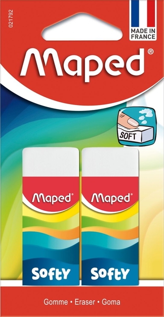 eraser, gummetje, gumma, soft gum, tweepak eraser