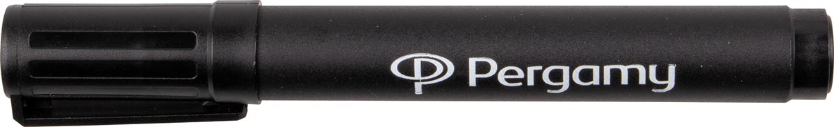 Pergamy permanent marker zwart ronde punt 1-3mm