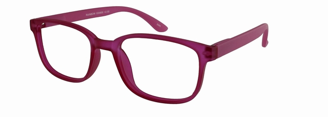 bril, brilmodel, kunststof, kleur: roze-violet, montuur