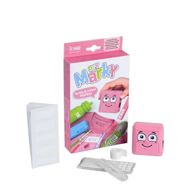 textielstempel, markeer, DIY, kleding, set