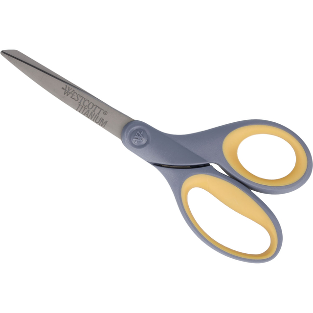 schaar, keuken schaar, titanium, grijs-geel, snijden