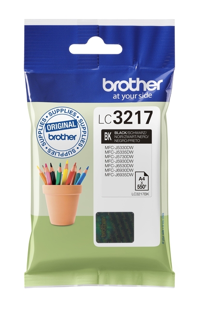 Inktcartridge Brother LC-3217BK zwart