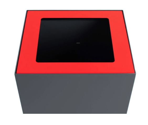 VepaBins VB 206865 Rood Open Top voor Modulaire afvalbak 90l