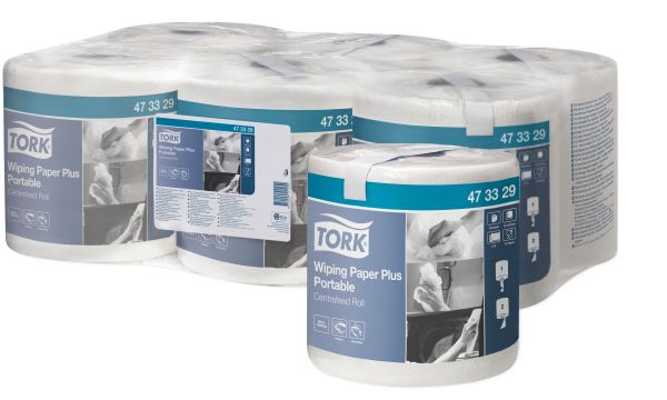 Tork Poetspapier Plus Centerfeed M2 Wit 2lgs 6x81mtr
