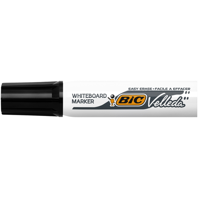 Viltstift Bic Velleda 1781 whiteboard schuin large zwart