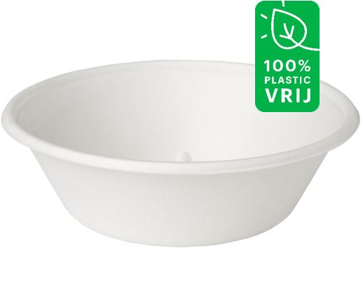 Duni Bagasse Bowl ecoecho 1.000ml Wit doos 8x40st