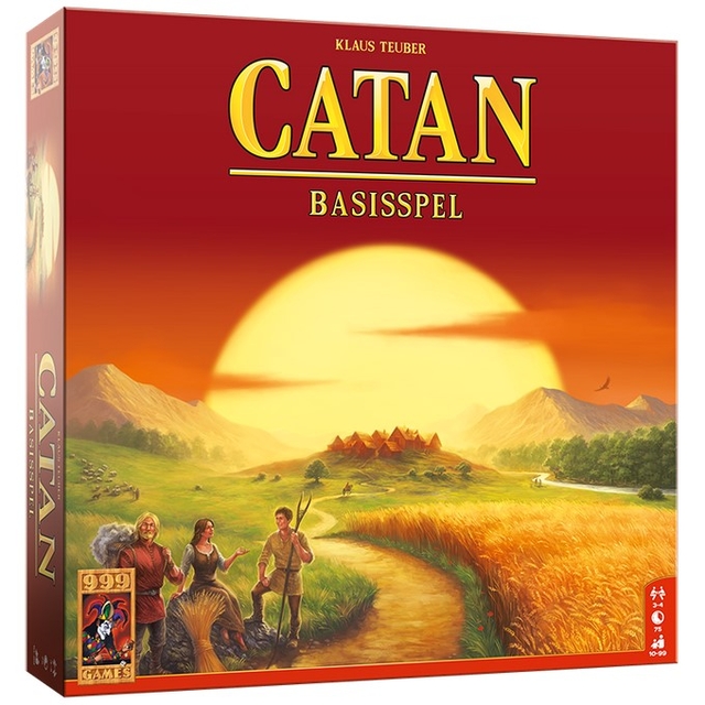 bordspel, Catan, kleur oranje-groen, speelveld, kaarten