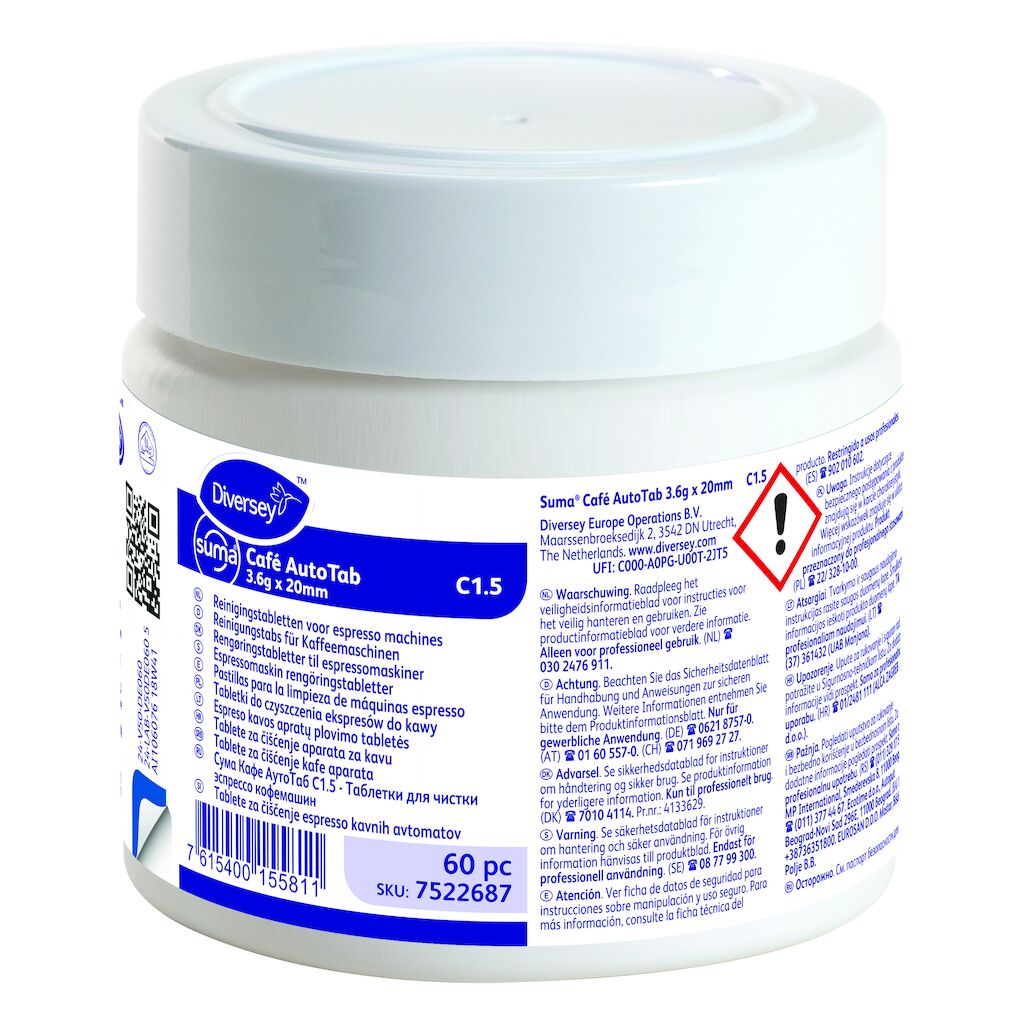 Suma Cafe AT 3.6gx20mm Reinigingstablet C1.5 W2568 2x60st