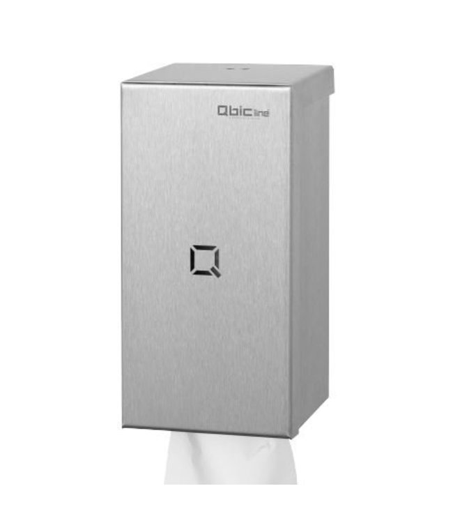 Qbic-line Poetsrolhouder mini RVS